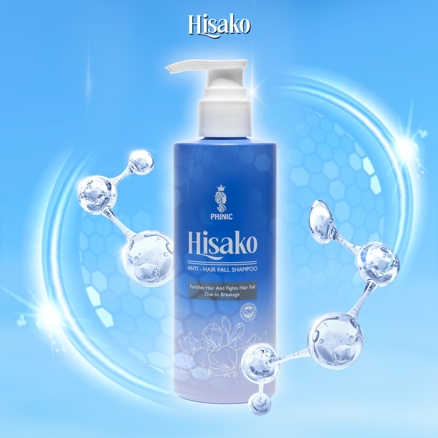 Shampoo against hair loss and stimulates hair growth Hisako
